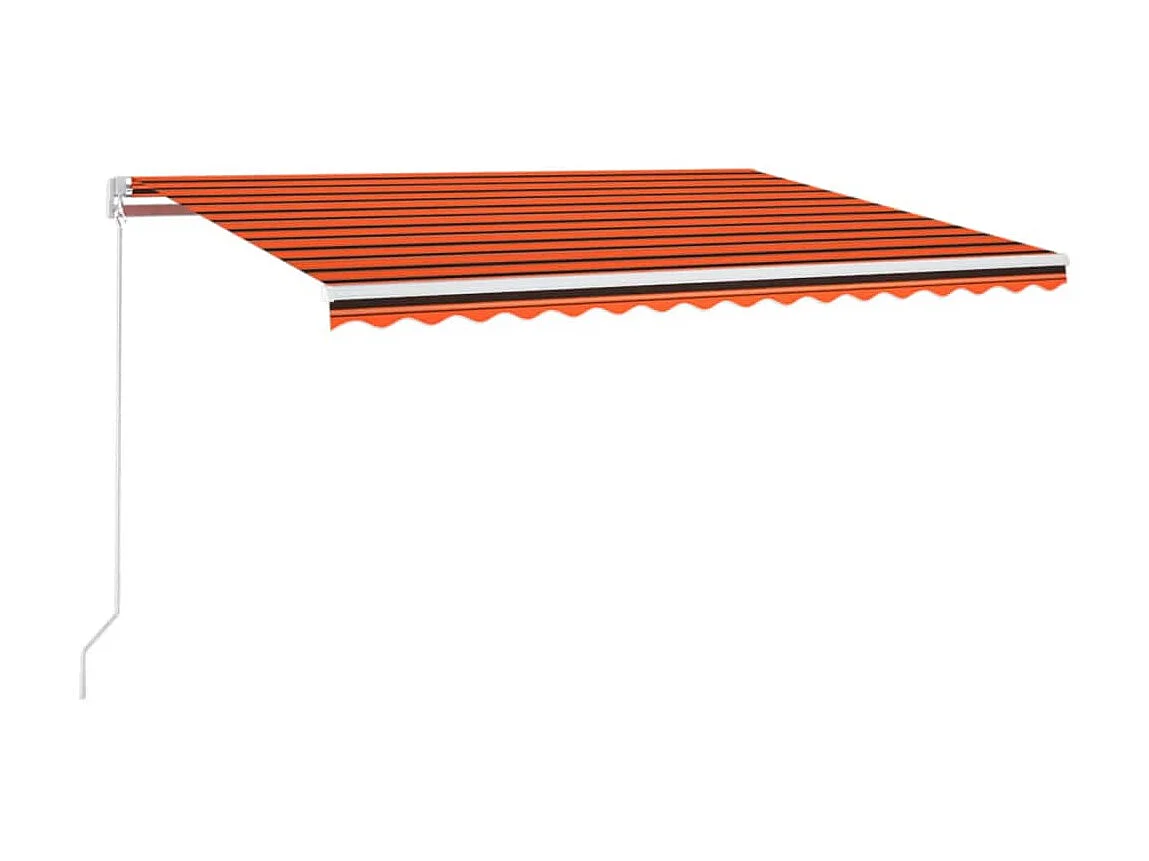 Auvent automatique capteur de vent/LED 450x300 Orangearron