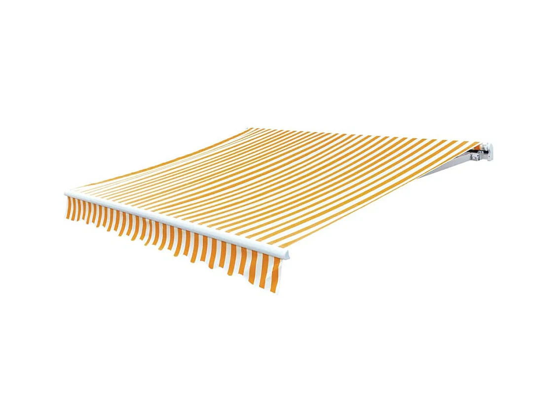 Tela para toldo 4x3 amarillo girasol/blanco (marco no incluido)