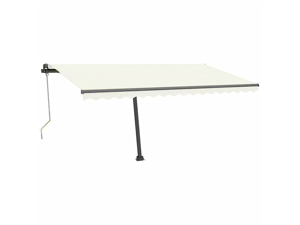 Auvent automatique sur pied 450x300 Crème