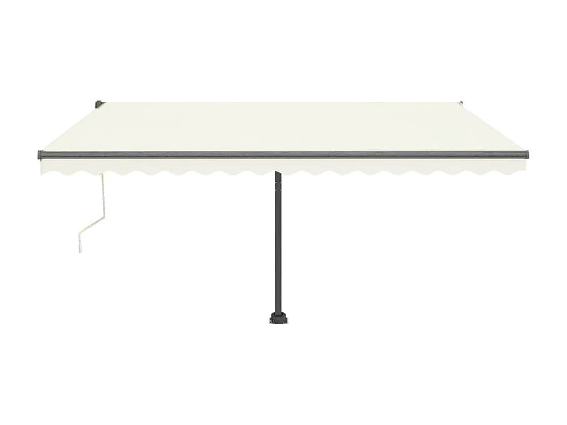 Auvent automatique sur pied 450x300 Crème