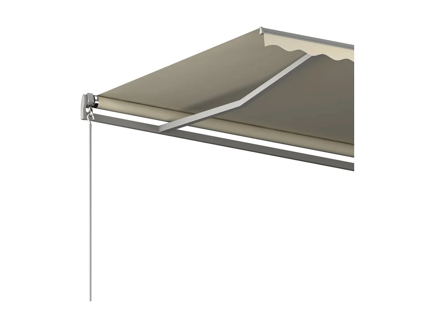 Auvent automatique sur pied 450x300 Crème