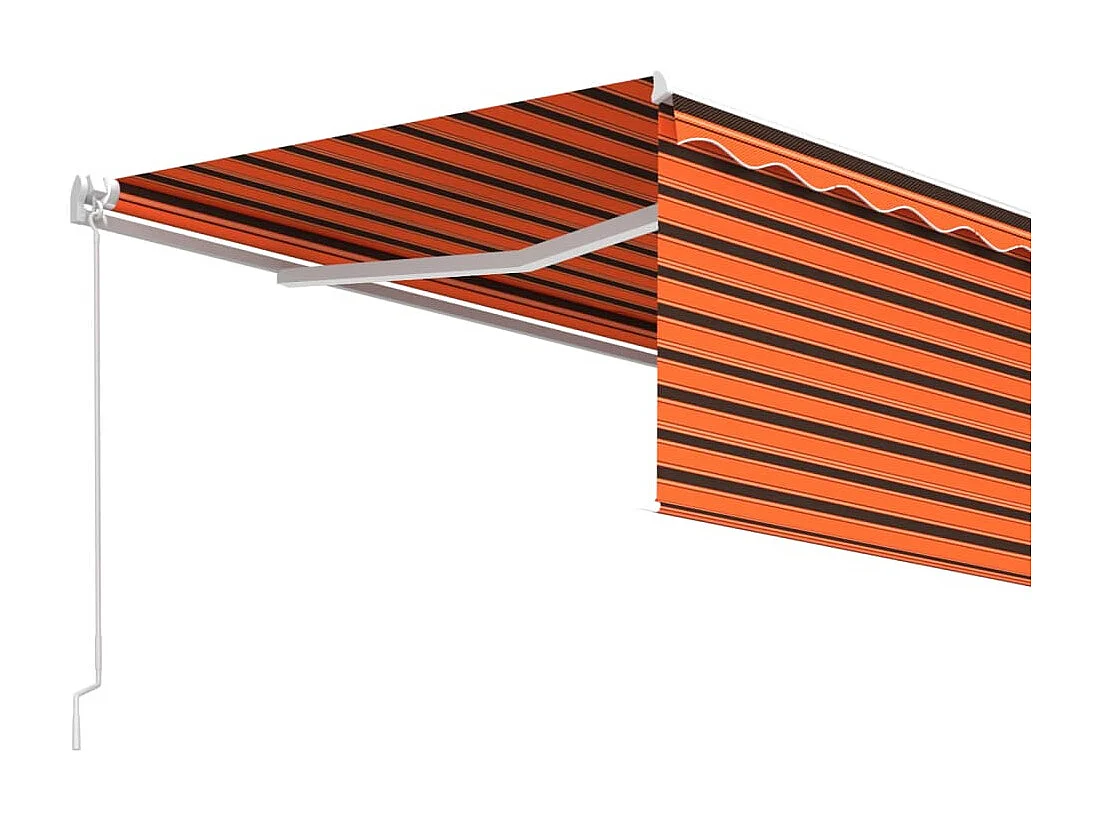 Toldo retráctil con toldo 4x3 Naranja etarron