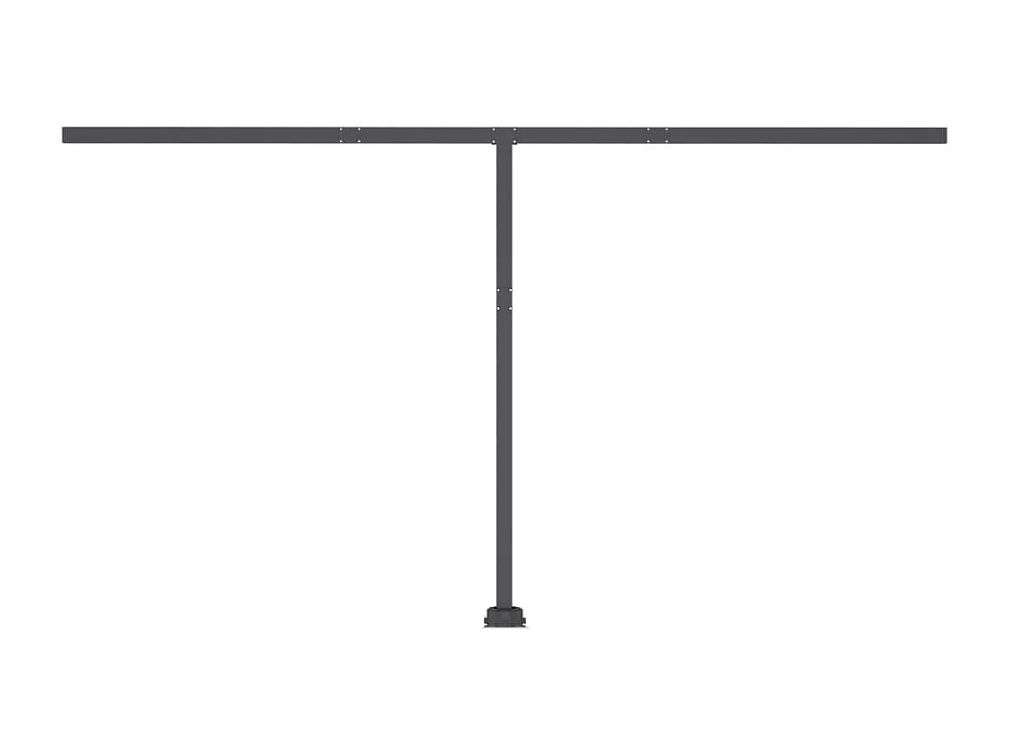 Automatische luifel op voet 450x300 Blauw/Wit