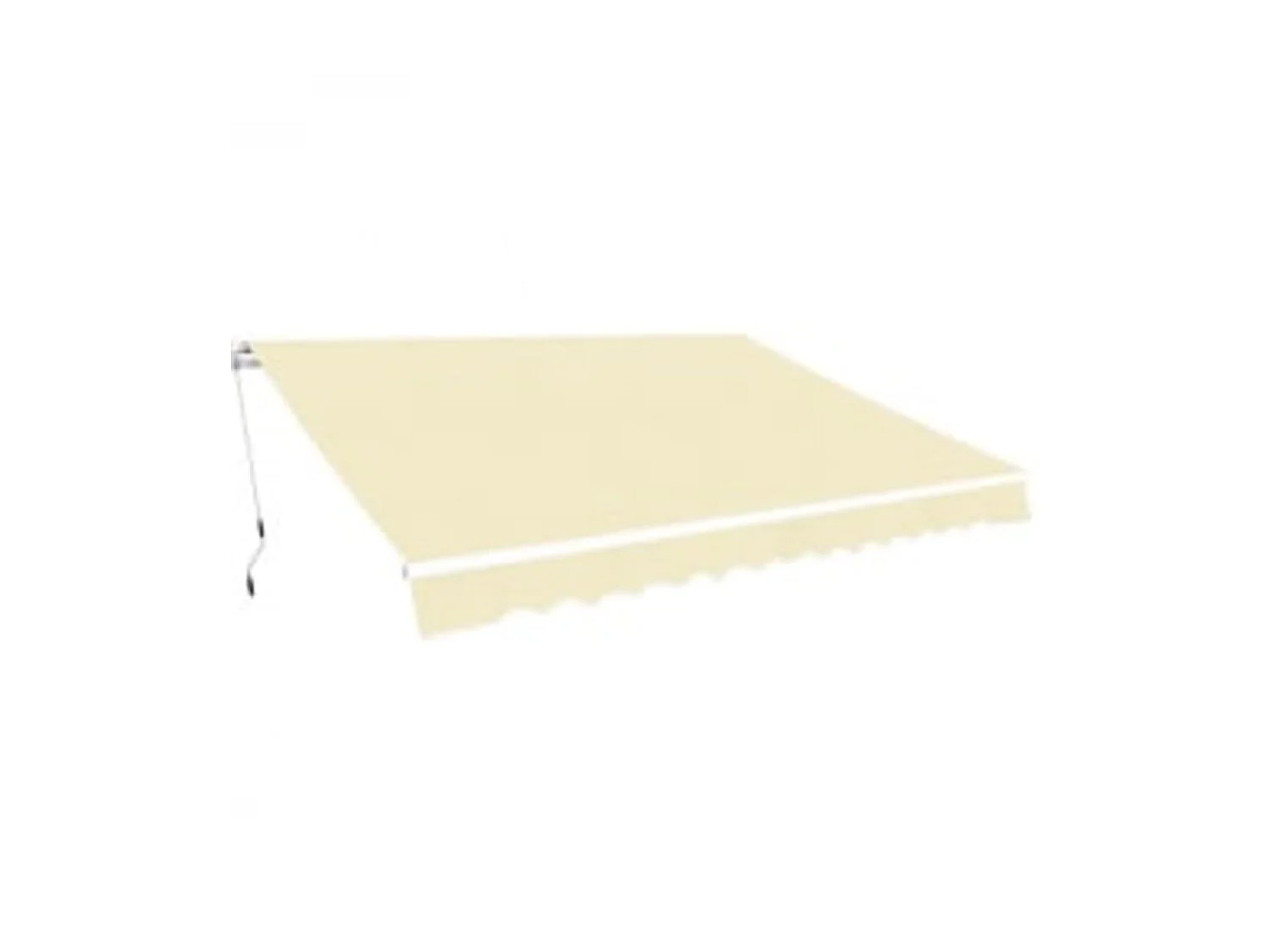 Auvent pliableanuel 600 Crème