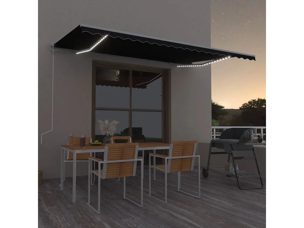 Sensor de vento automático para toldo e LED 500x350 Antracite