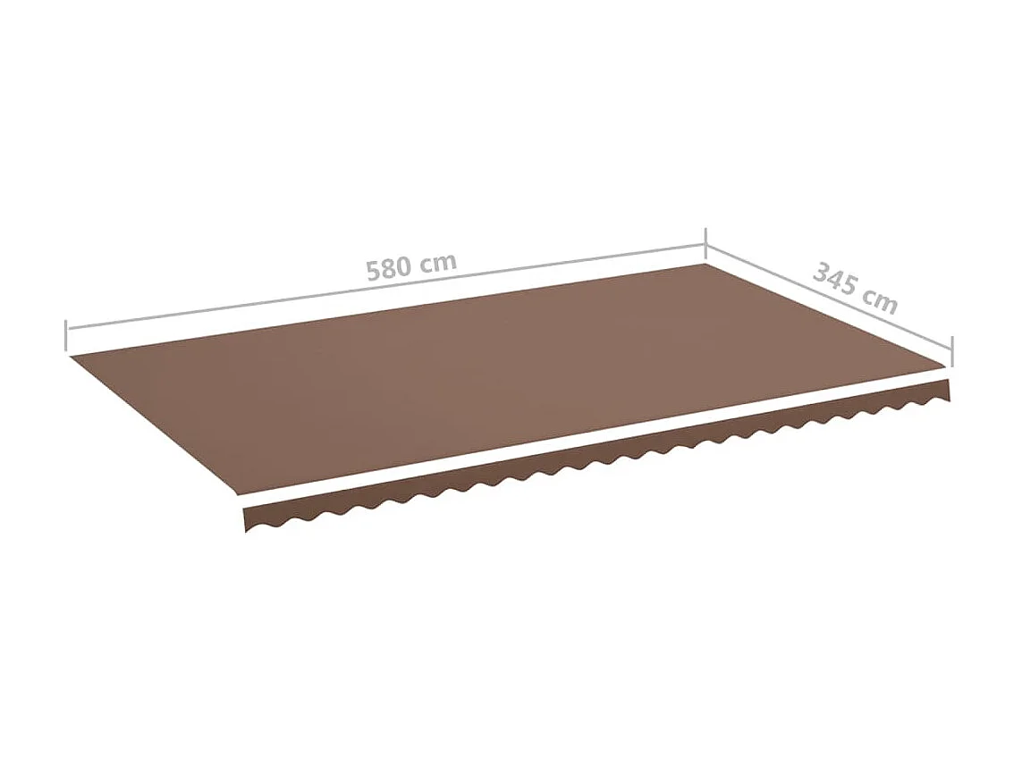 Ersatzstoff für 6x3,5 Markise