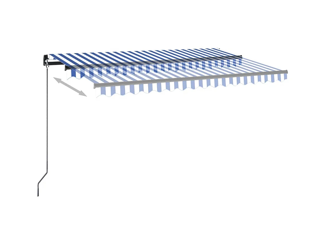 Sensore vento per tenda automatica LED 450x350 Blu e bianco