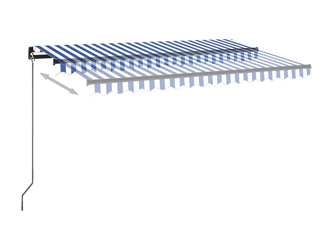 Sensore vento per tenda automatica LED 450x350 Blu e bianco