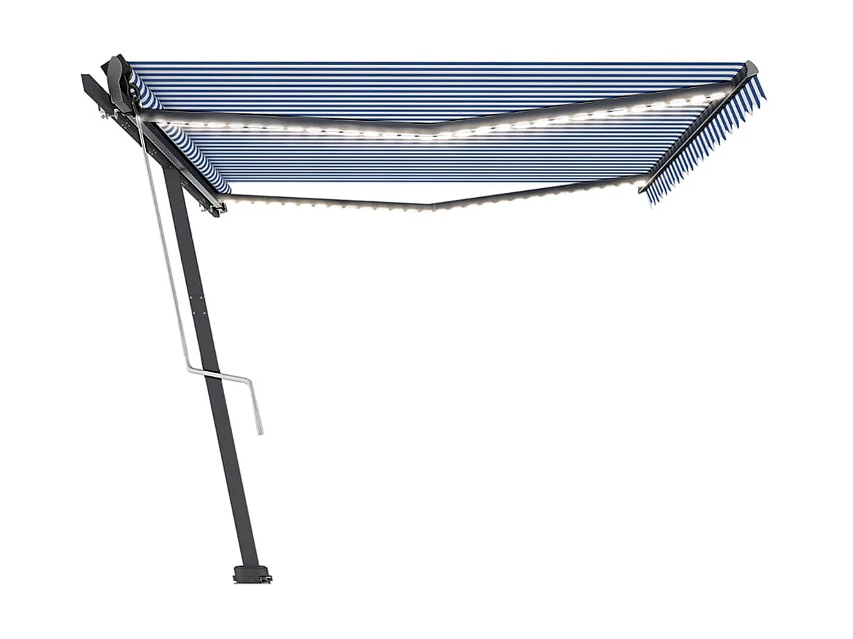 Sensor de vento para toldo automático LED 500x350 Azul e branco