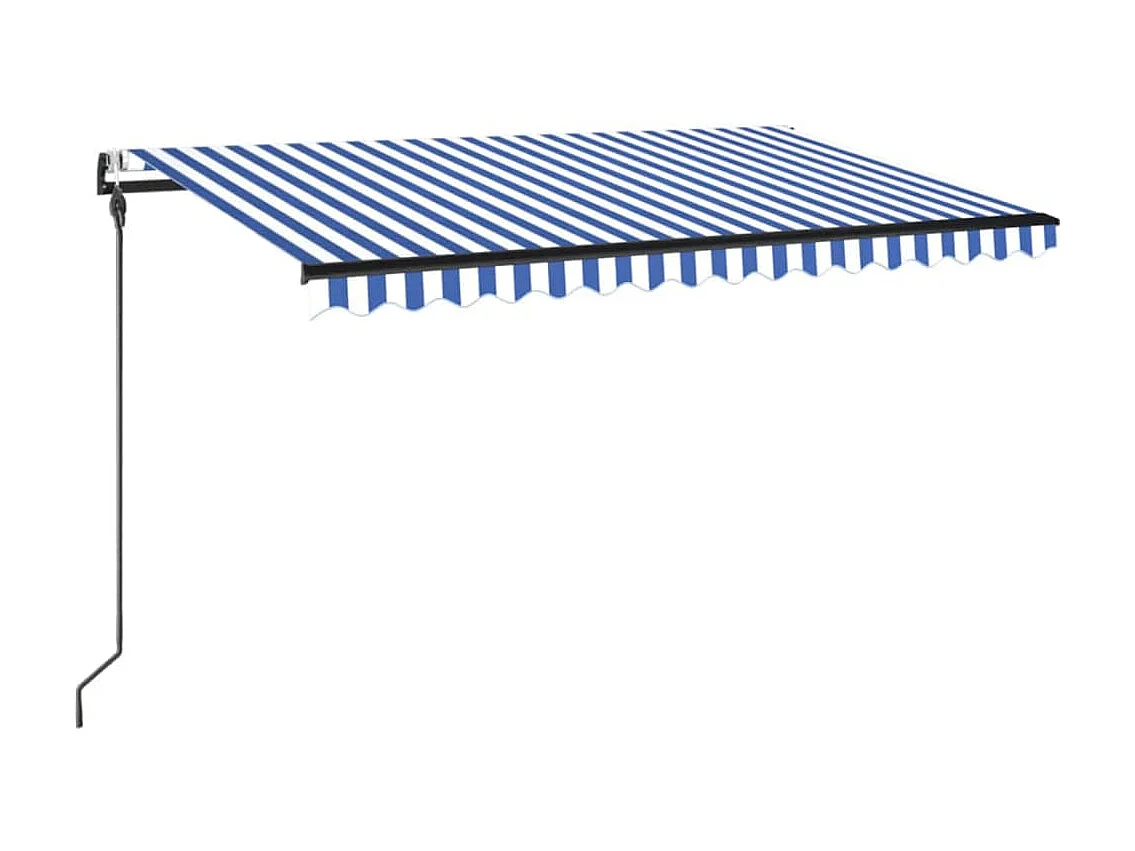 Automatische luifel windsensor/LED 450x300 Blauw en wit