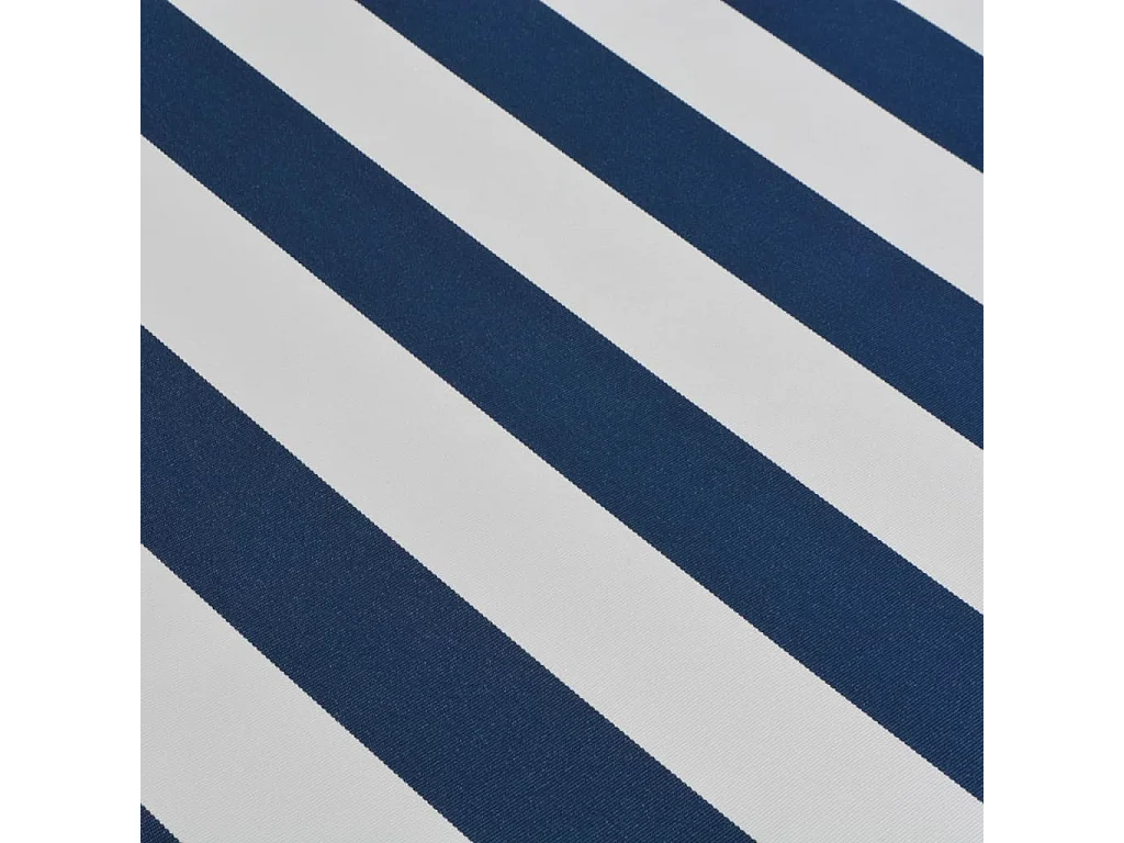 Auvent pliant àanipulationanuelle 500 Bleu et blanc