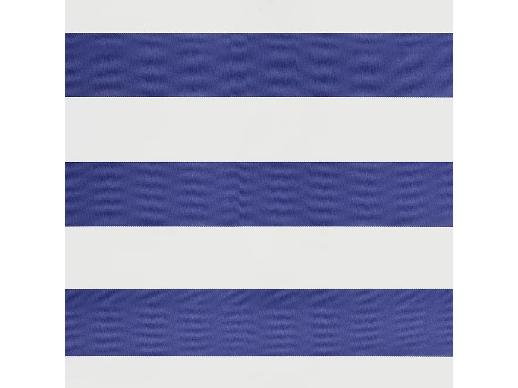 Auvent rétractable automatique bleu et blanc 3,5x2,5