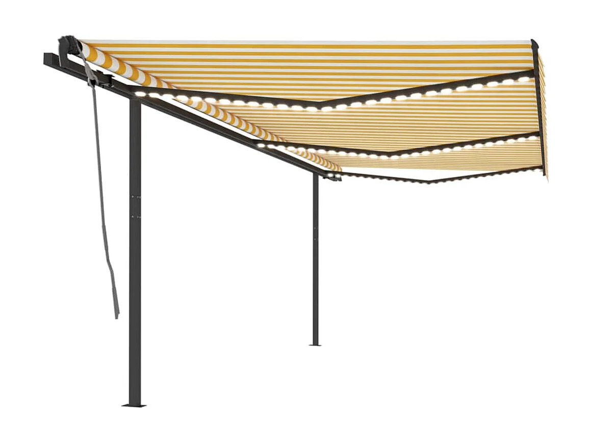 Sensor de vento para toldo automático/LED 6x3 amarelo e branco