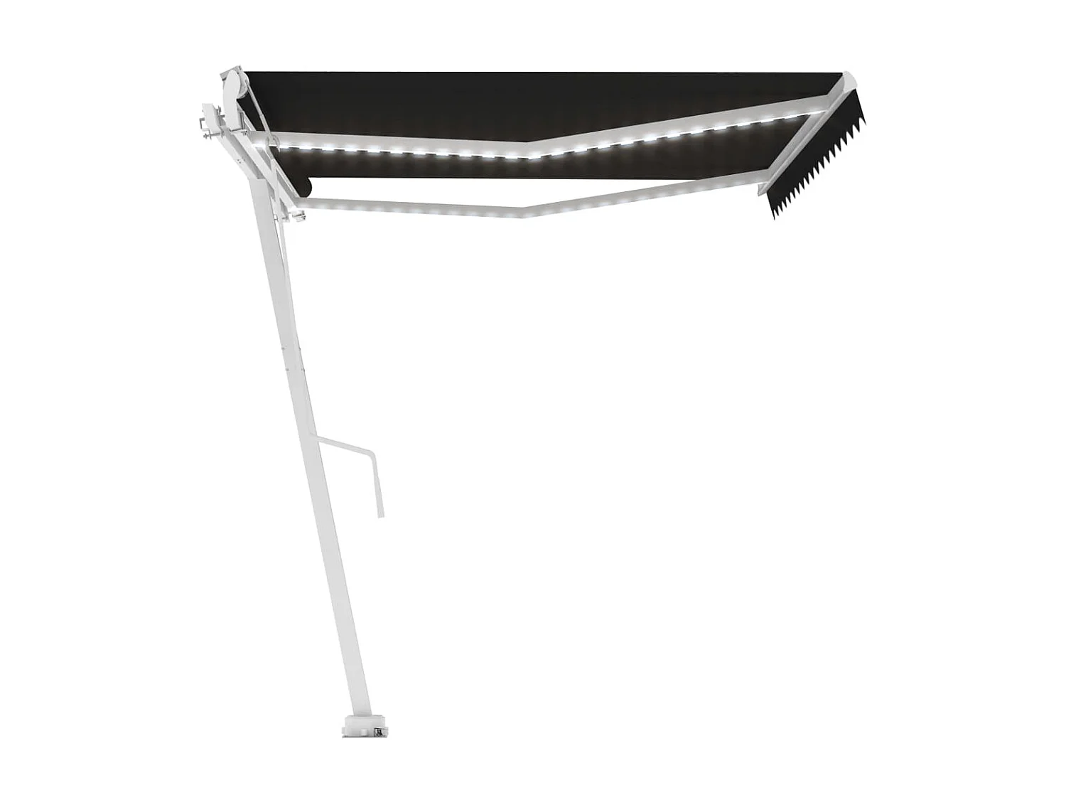 Auvent automatique et capteur de vent/LED 450x300 Anthracite