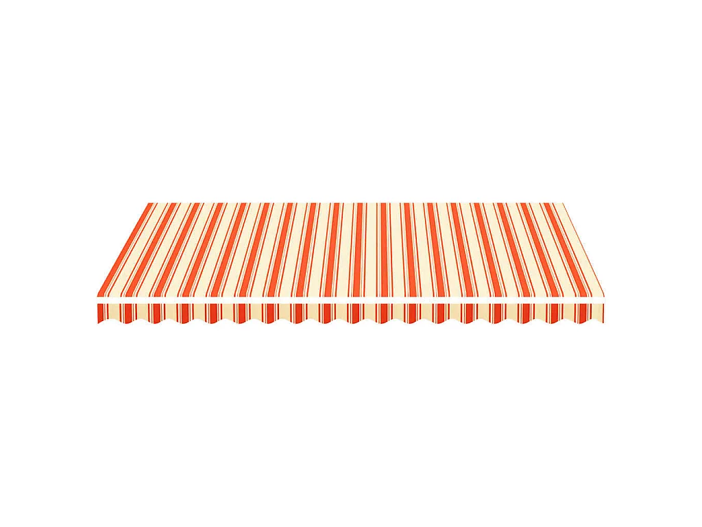Tissu de remplacement pour auvent Jaune et orange 3,5x2,5