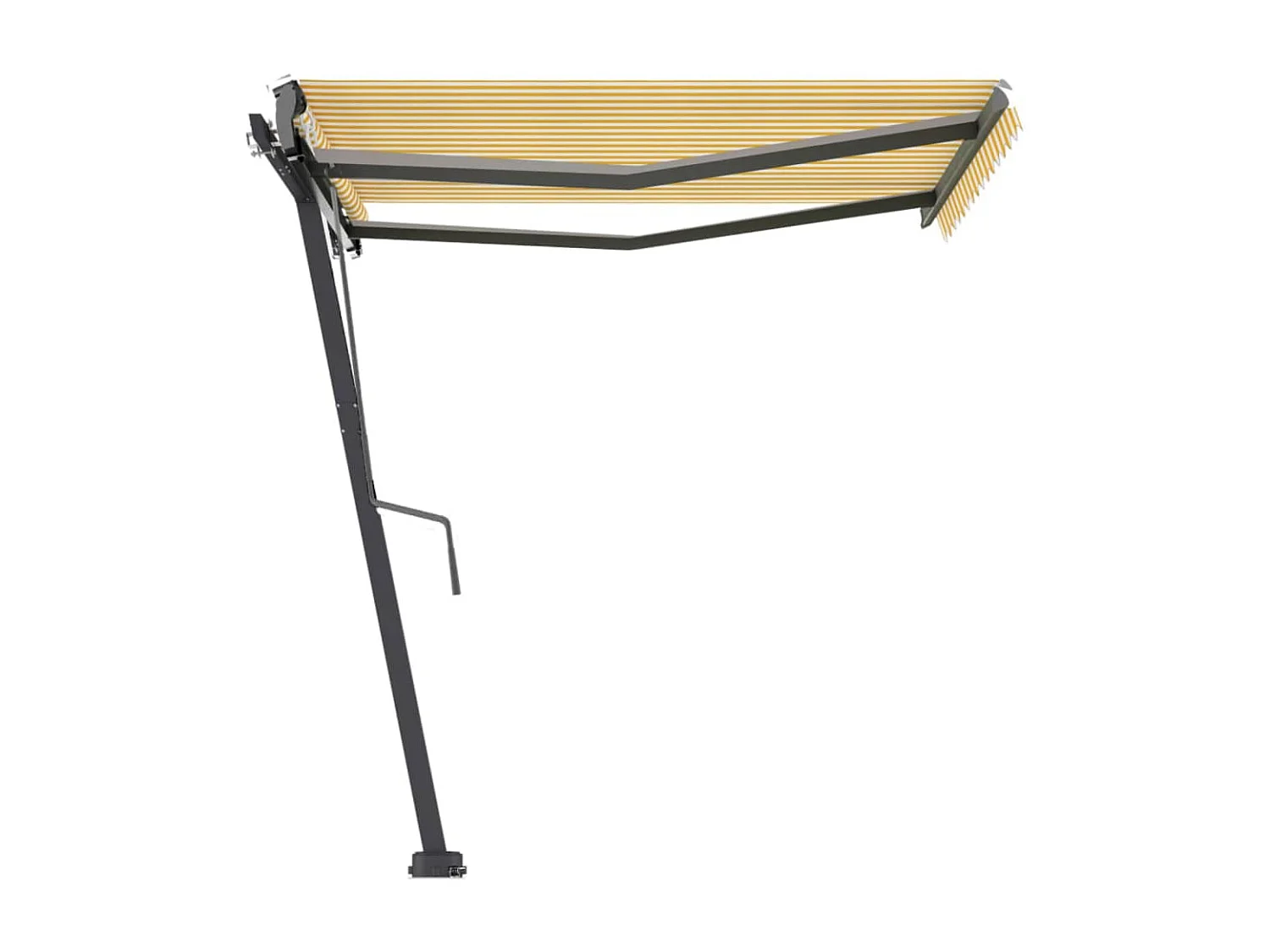 Auvent automatique sur pied 300x250 Jaune/Blanc