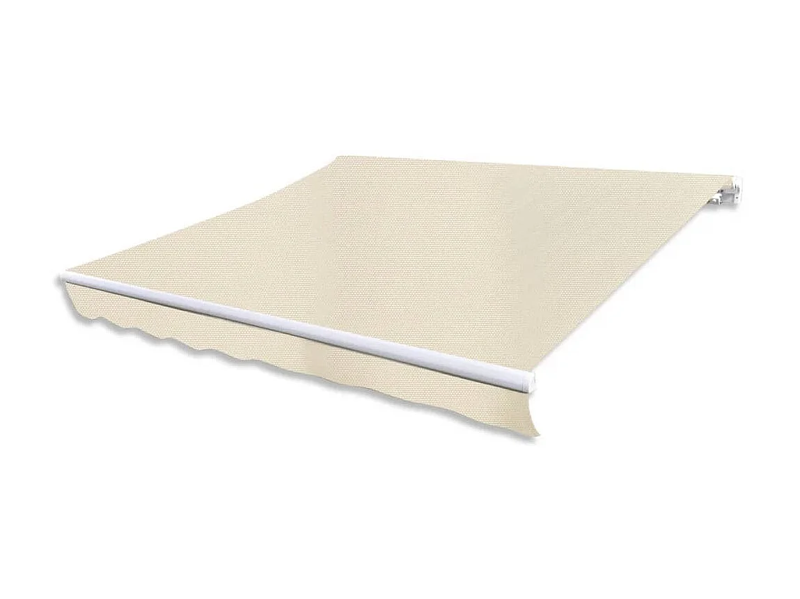 Toldo plegable motorizado 400 Crema