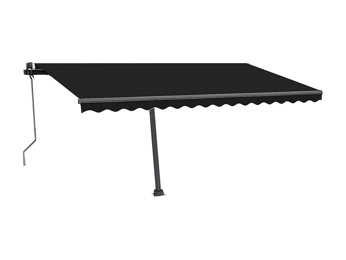 Toldo automático a pé 450x350 Antracite