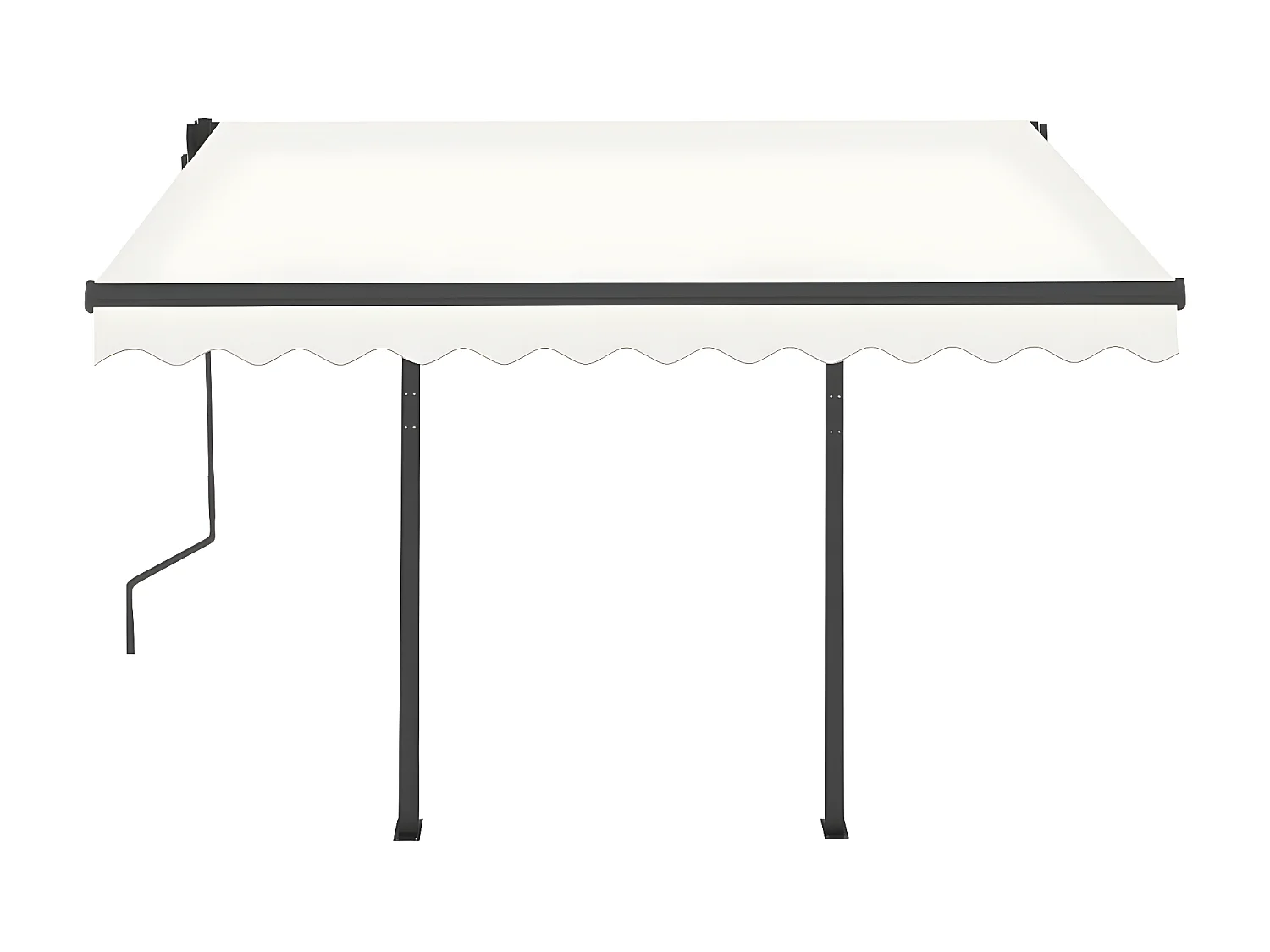 Toldo Retráctil con LED 3x2,5 Crema