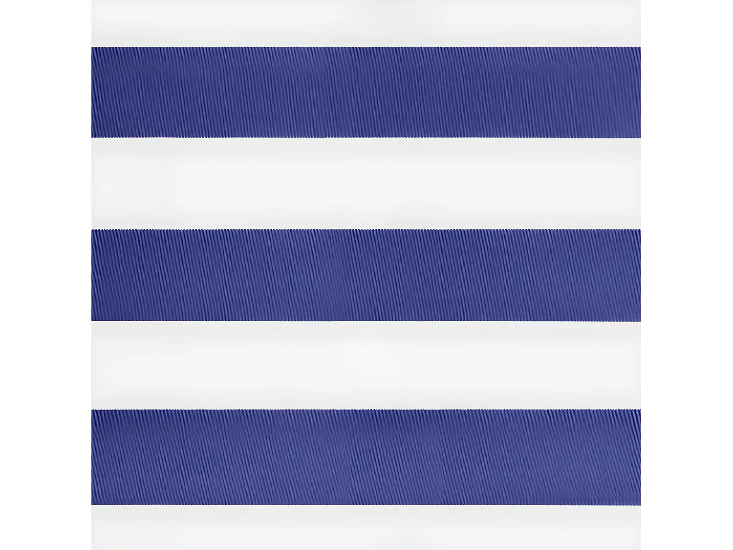 Auvent rétractable bleu et blanc 5x3 tissu et aluminium