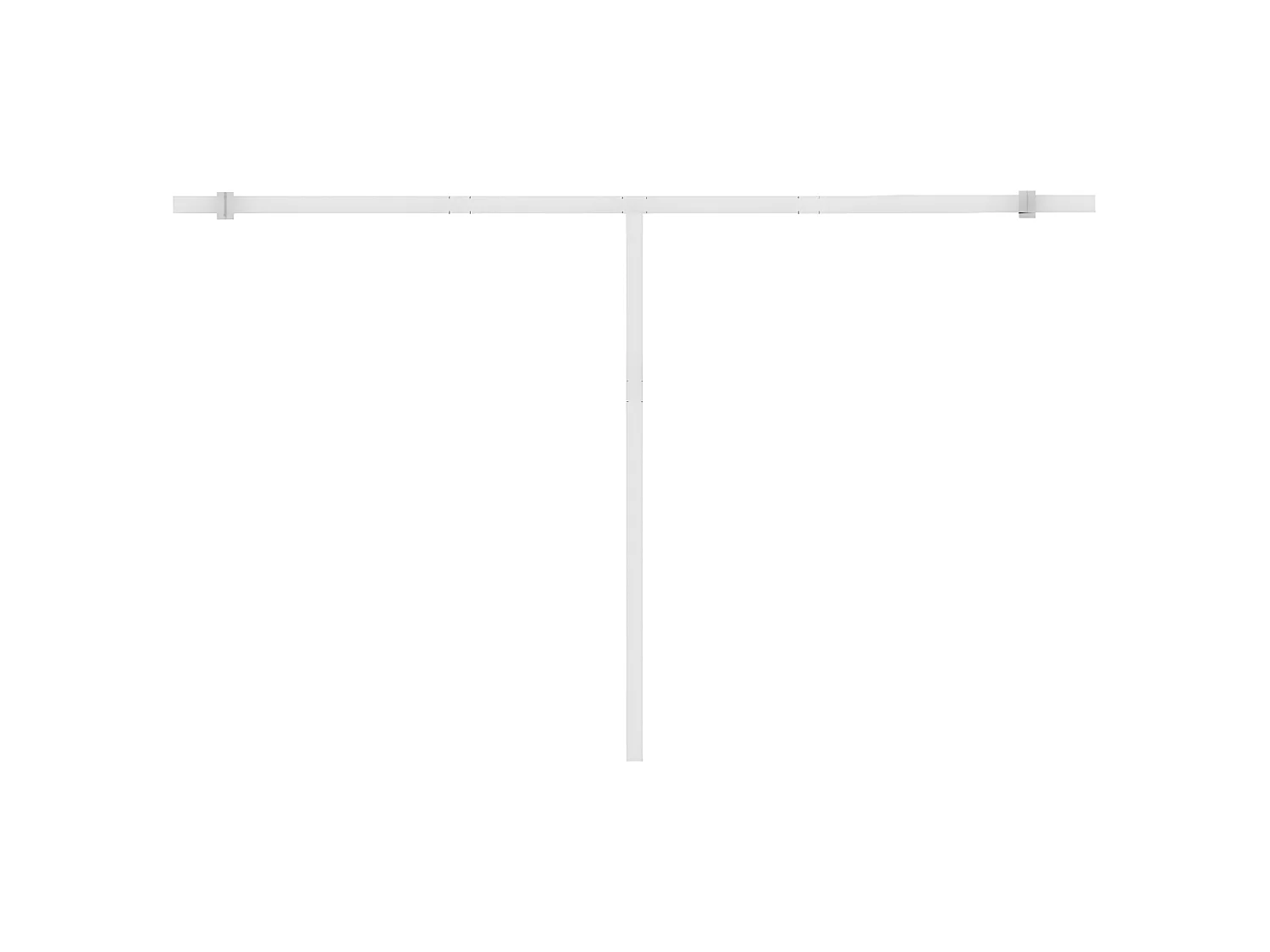 Auvent automatique capteur de vent LED 450x350 Bleu et blanc