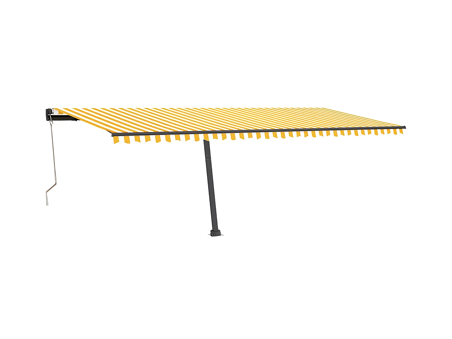 Sensore vento per tenda automatica LED 600x350cm Giallo e bianco