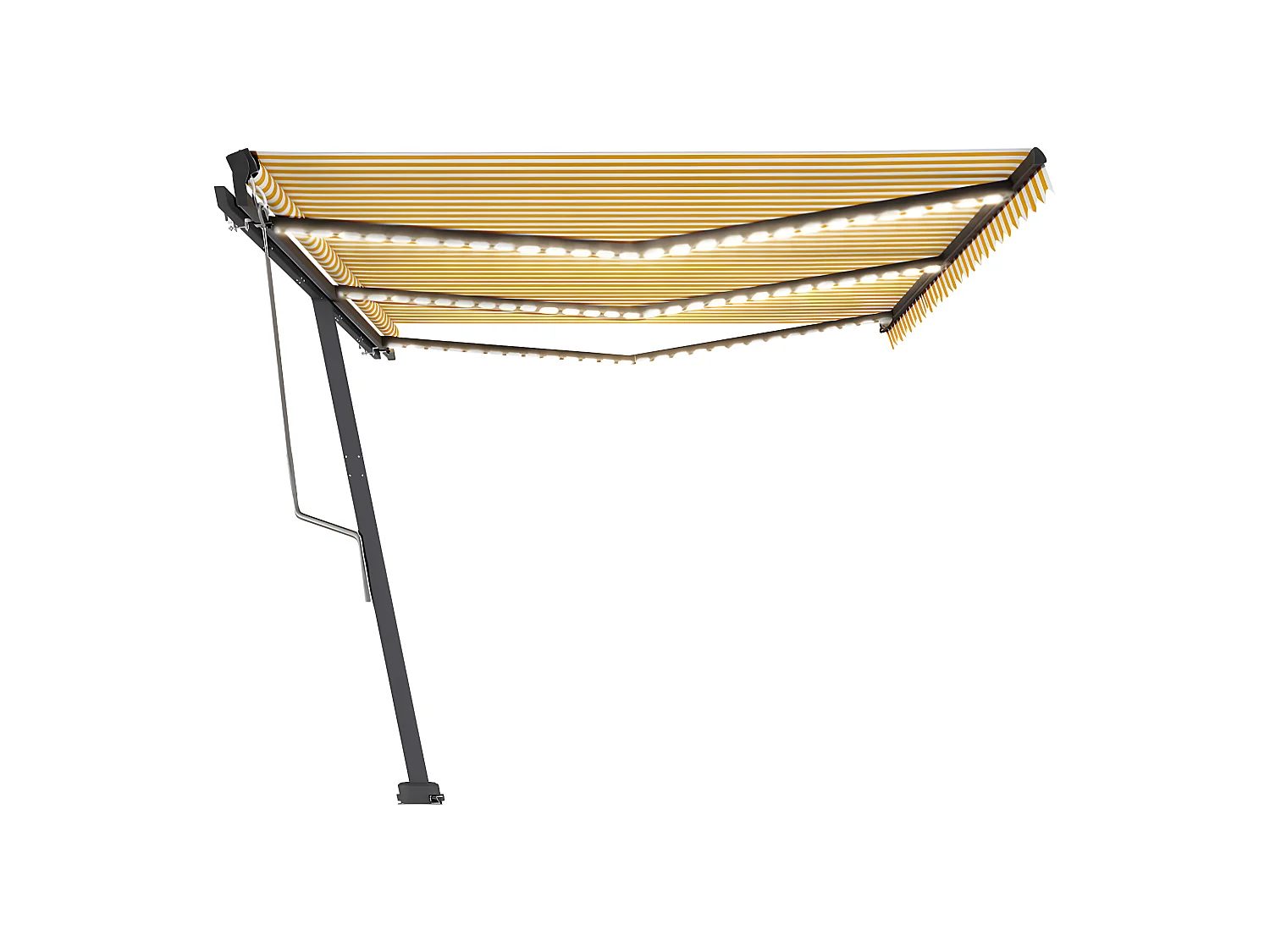 Sensore vento per tenda automatica LED 600x350cm Giallo e bianco