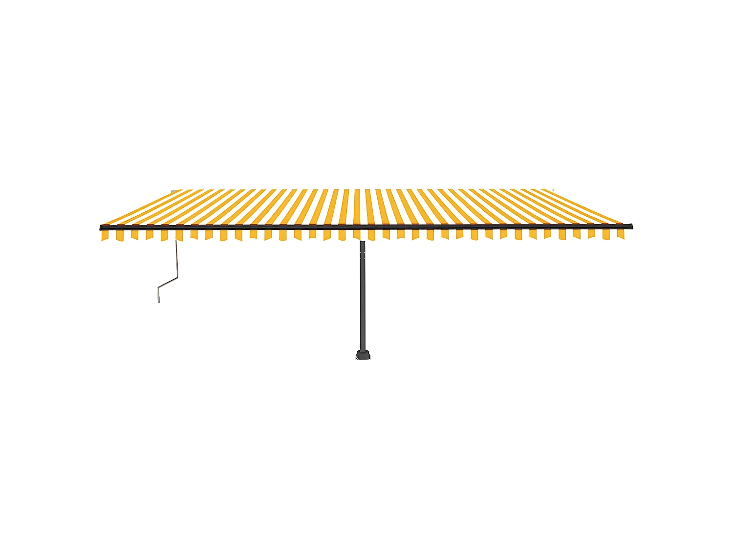 Sensore vento per tenda automatica LED 600x350cm Giallo e bianco