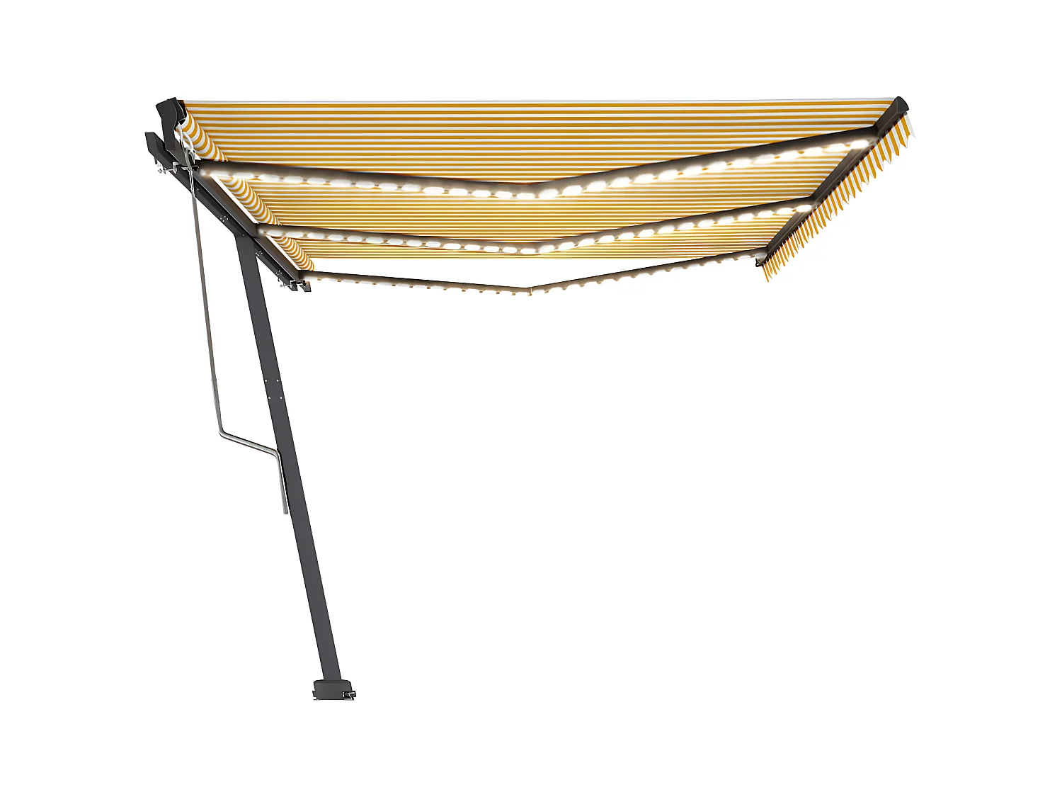 Sensore vento per tenda automatica LED 600x350cm Giallo e bianco