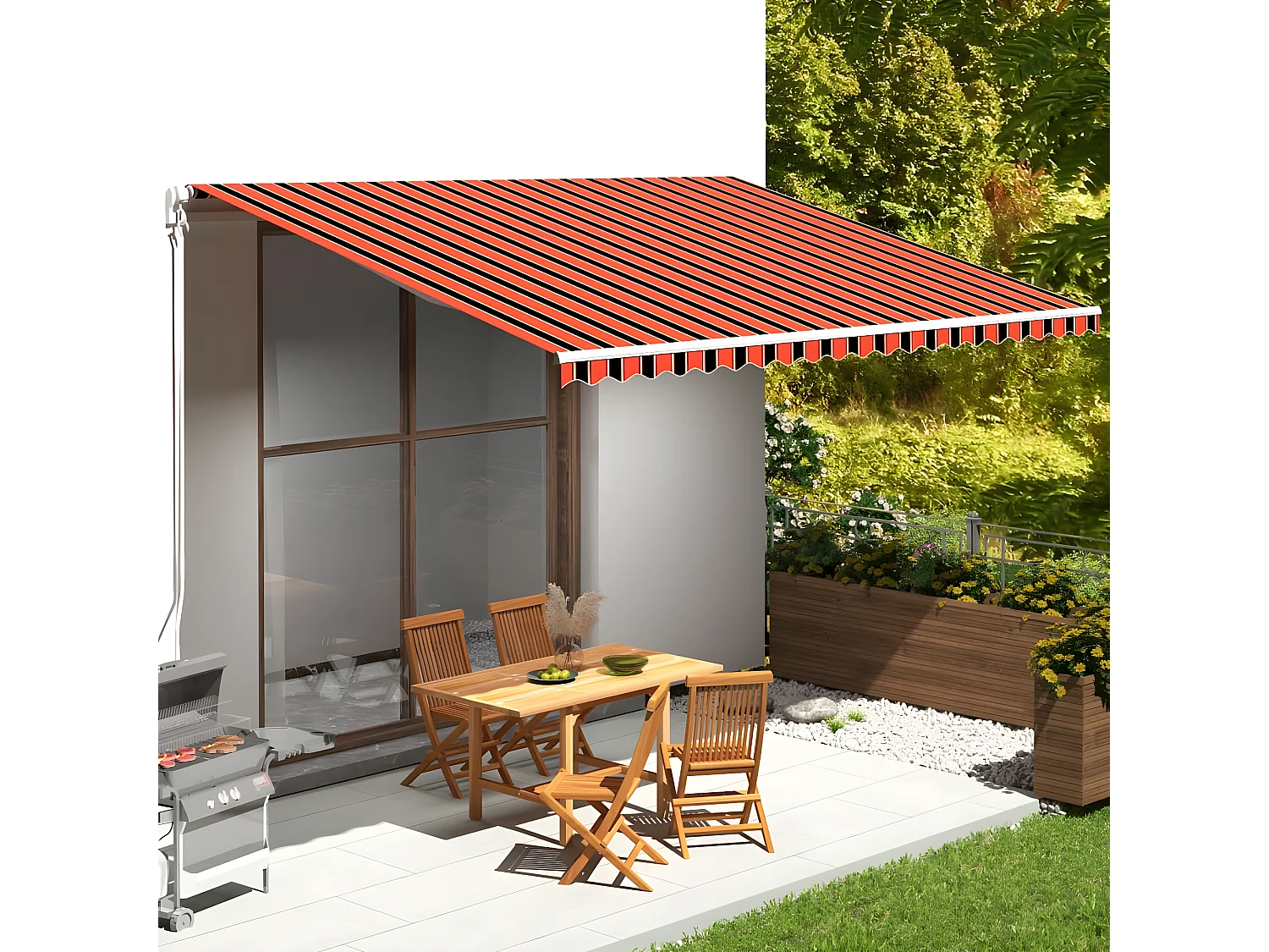 Tecido de reposição para toldo Orange etarron 5x3,5