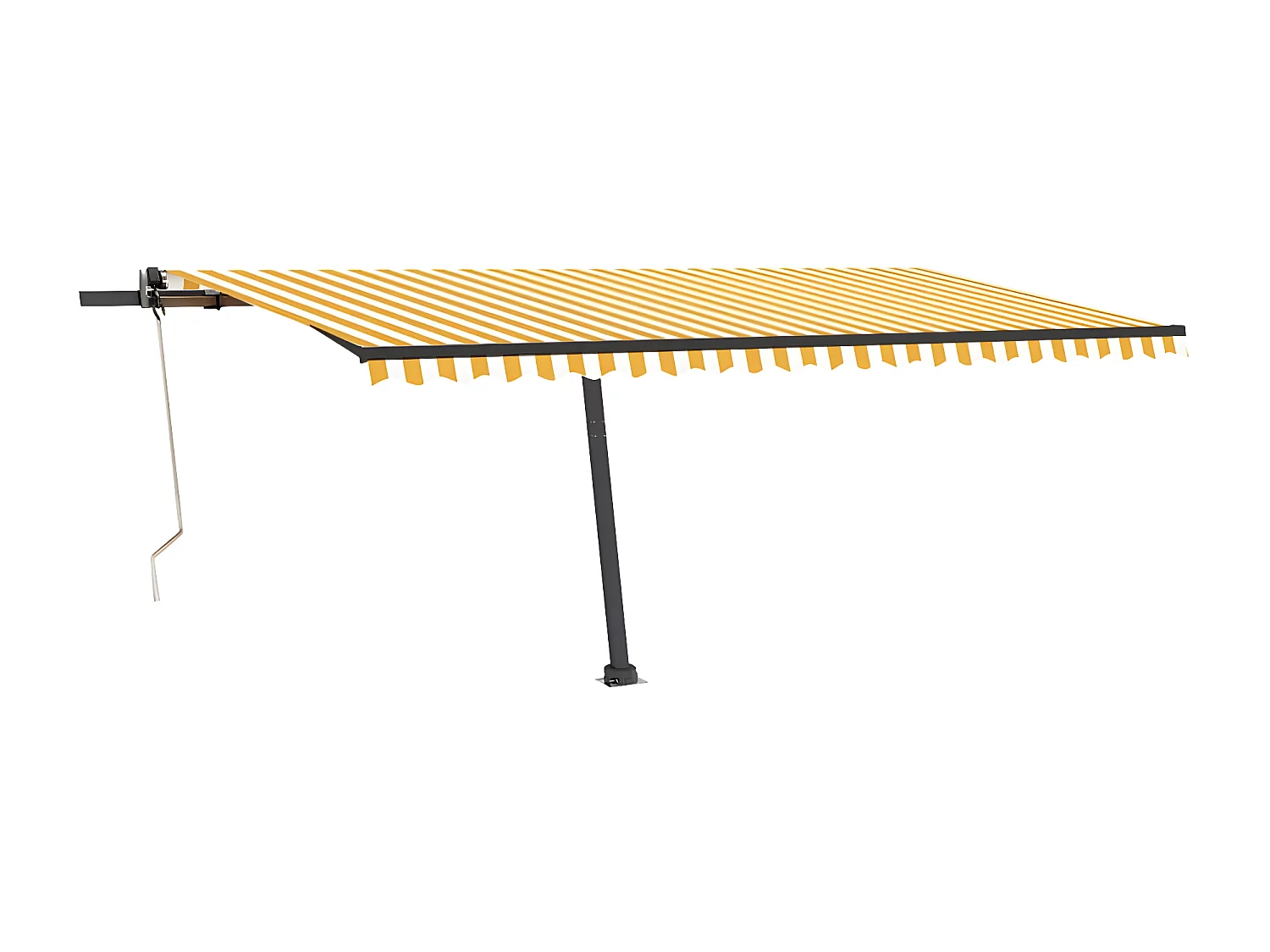 Tenda automatica a piedi 500x350 Giallo/Bianco