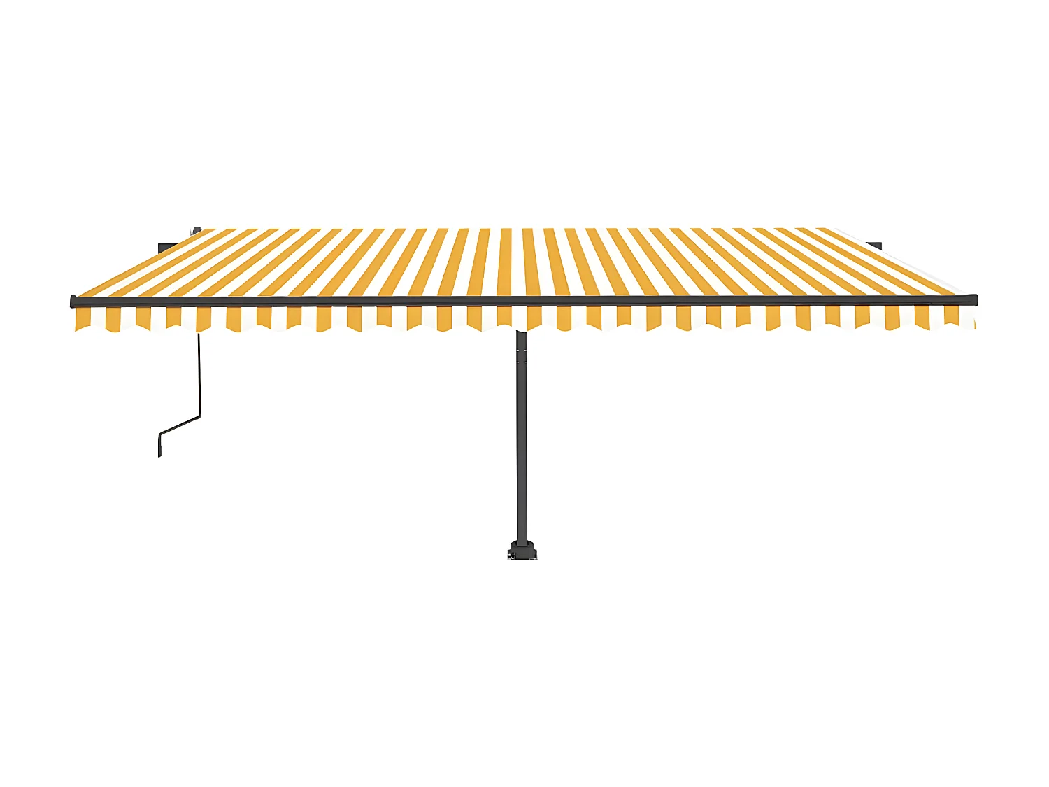 Tenda automatica a piedi 500x350 Giallo/Bianco