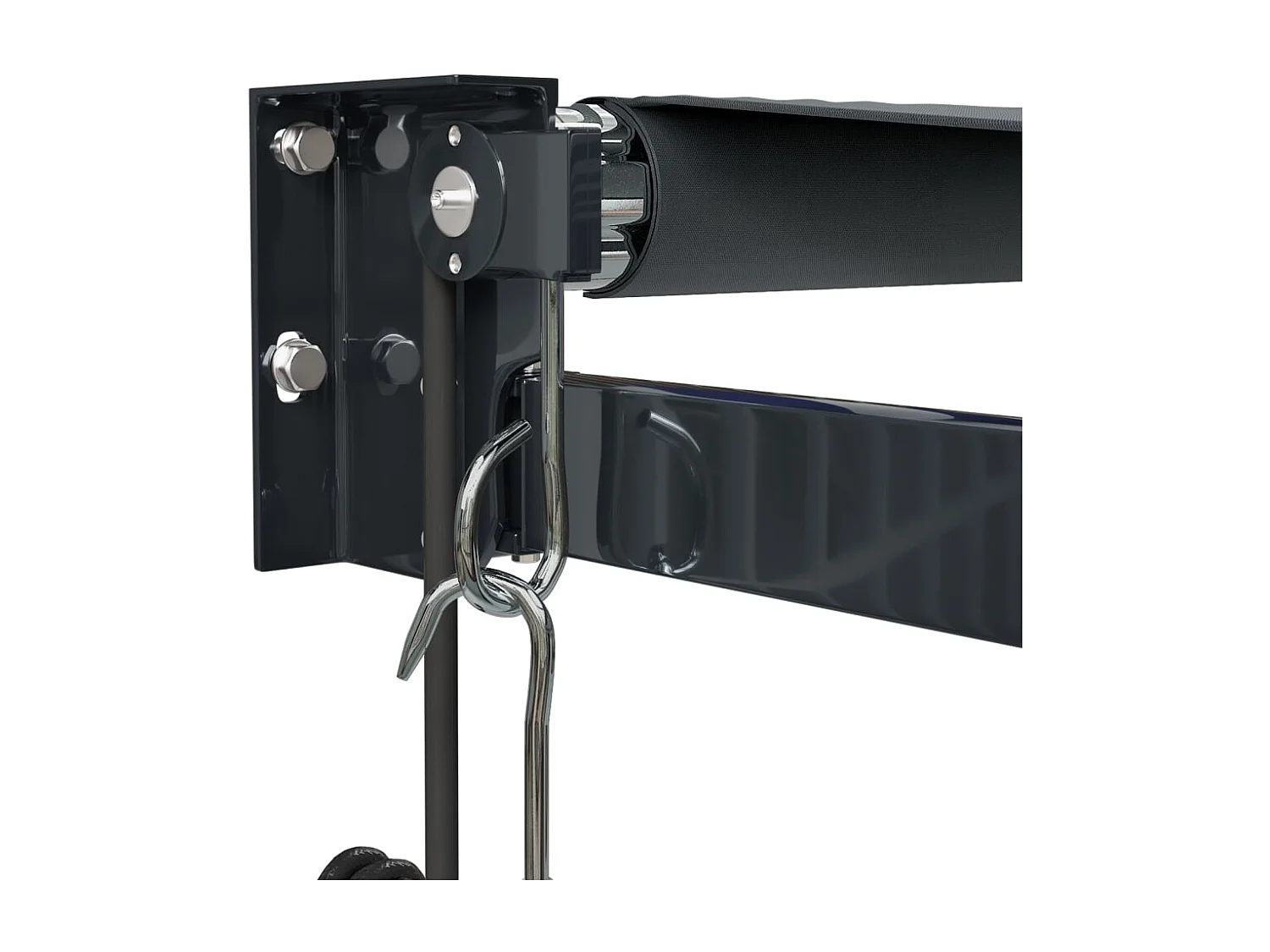 Auvent rétractable automatique anthracite 3x2,5