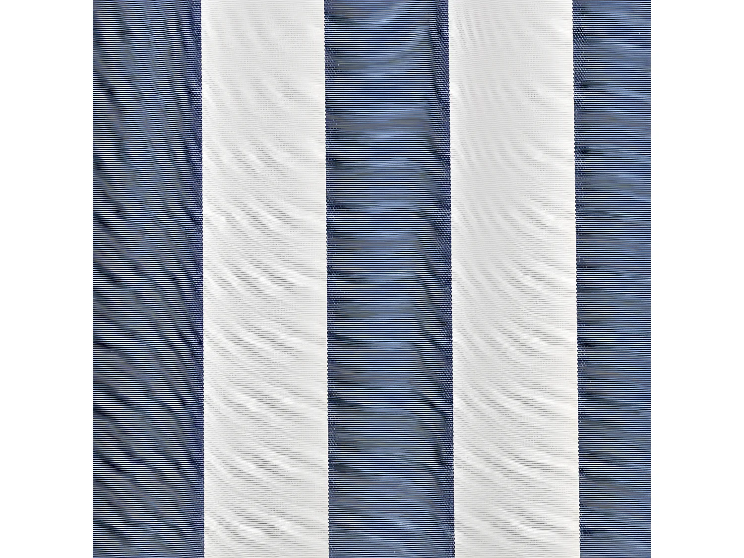 Toit d'auvent Toile Bleu et blanc 3x2,5 (Cadre non inclus)