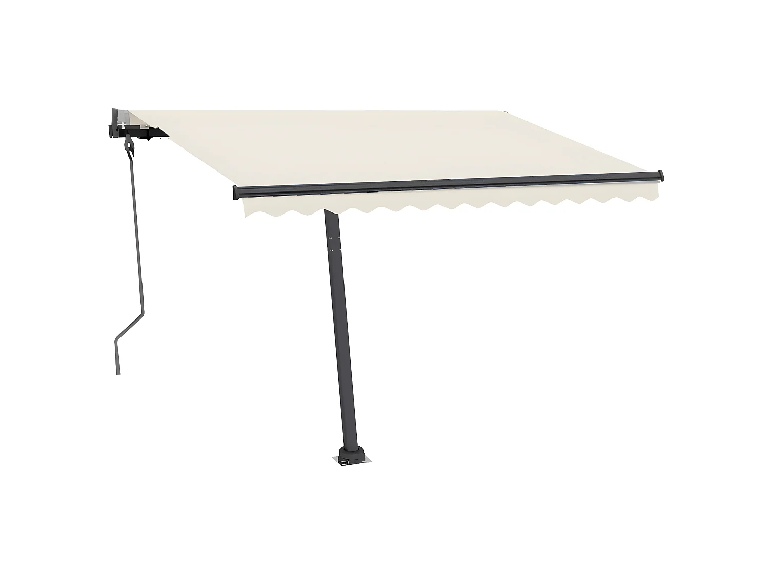 Toldo autoportante 300x250 Crema