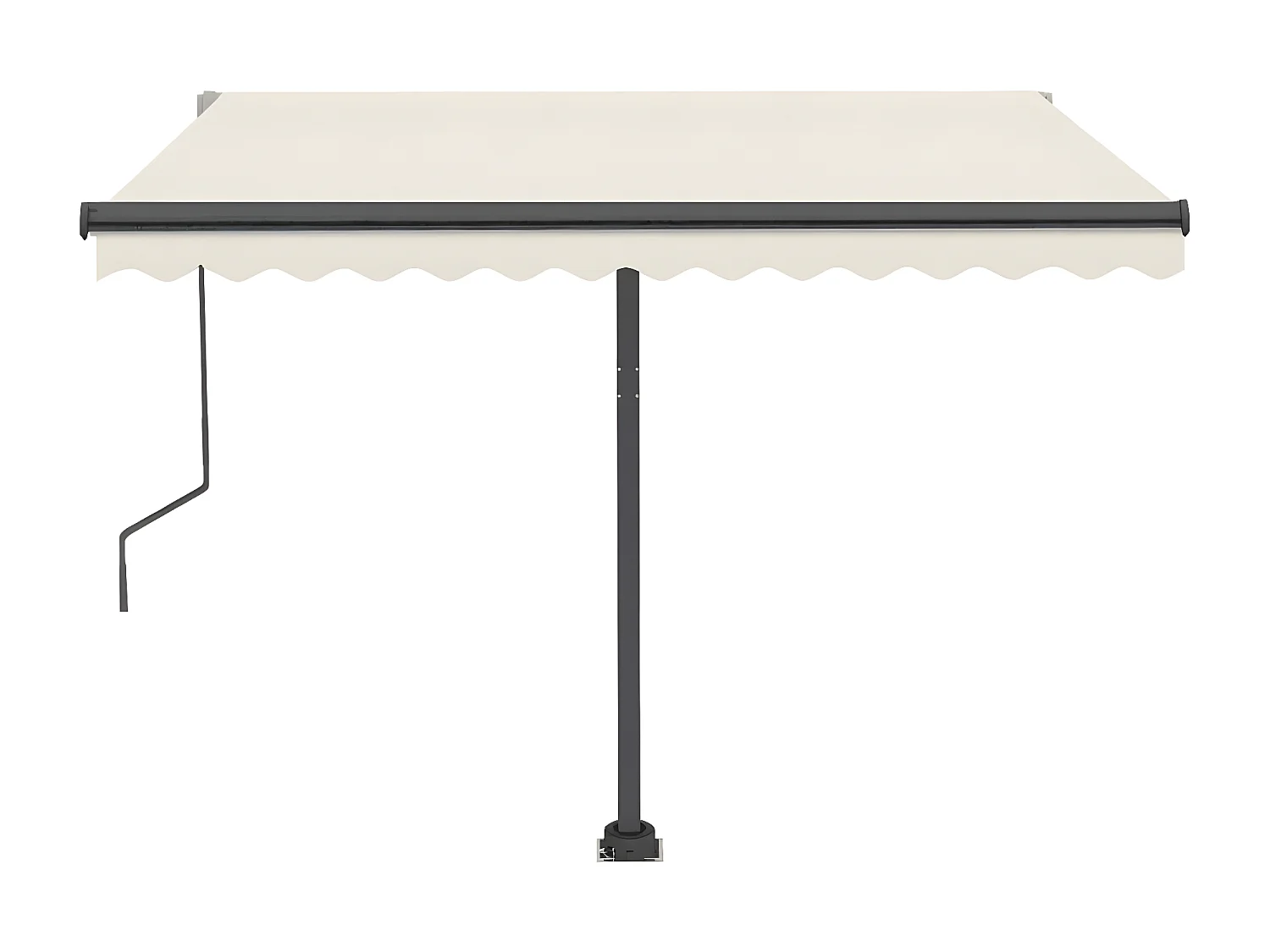 Toldo autoportante 300x250 Crema