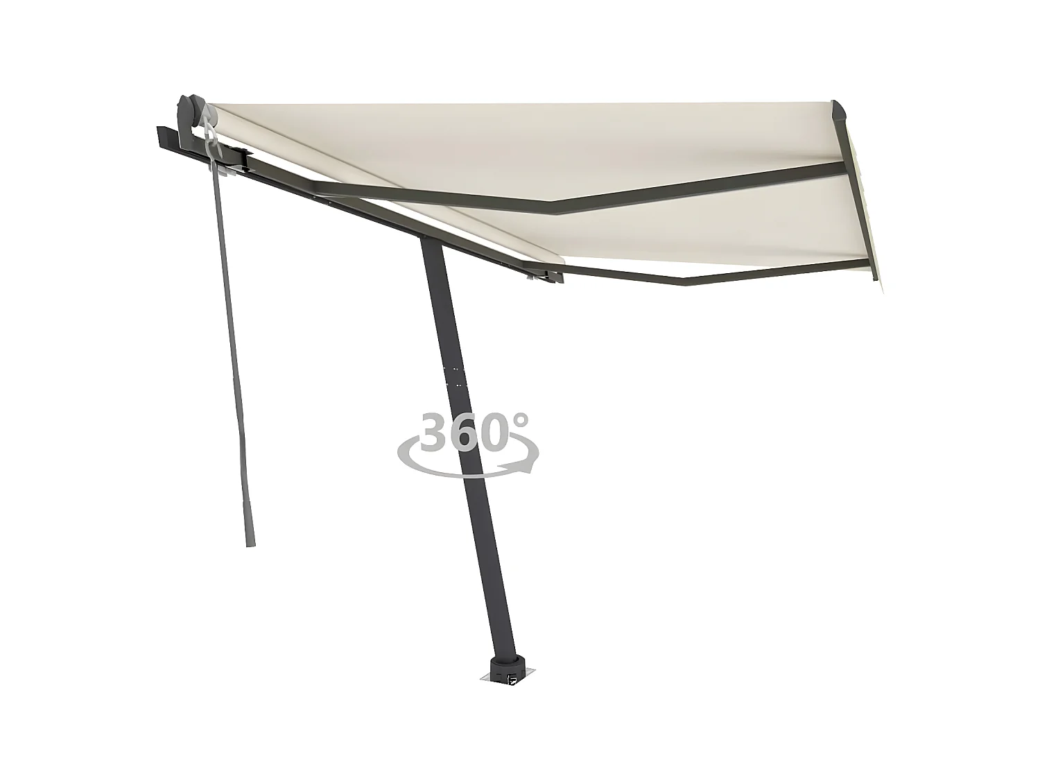 Auvent automatique sur pied 300x250 Crème