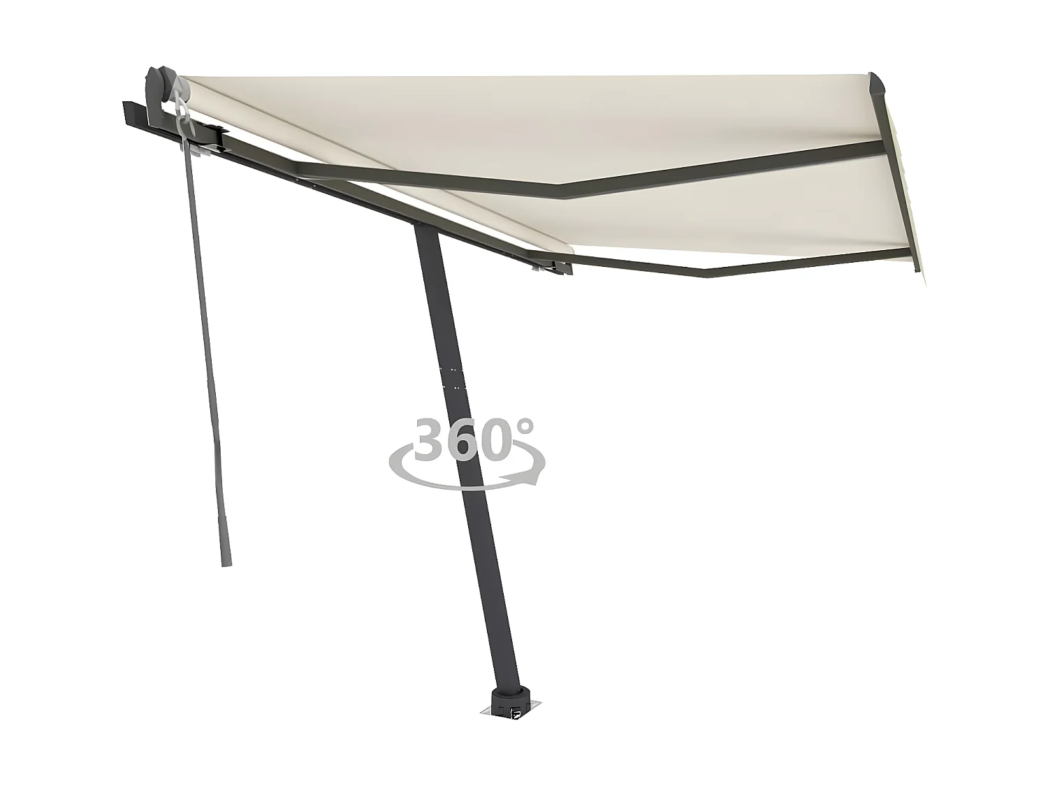 Auvent automatique sur pied 300x250 Crème