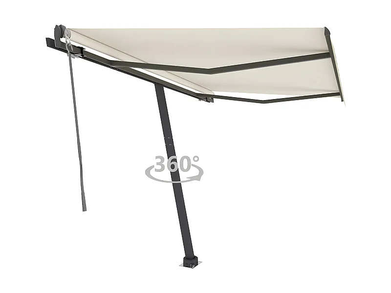 Auvent automatique sur pied 300x250 Crème