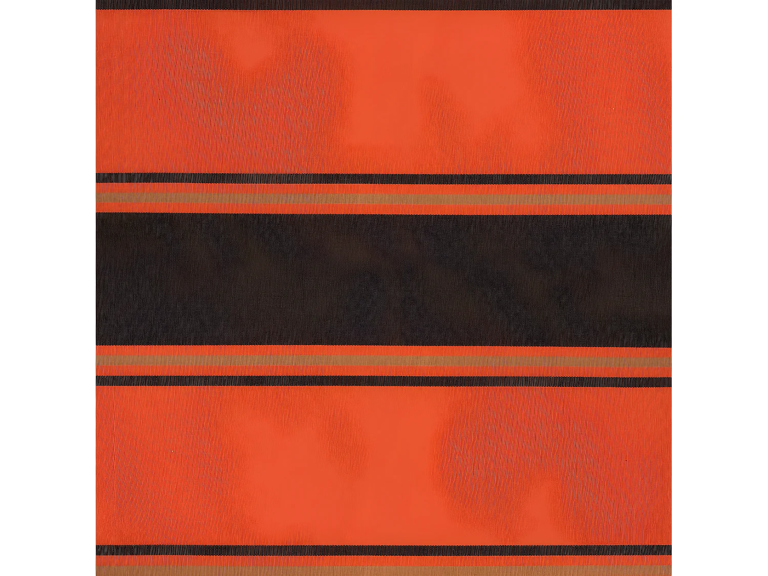 Auvent rétractable orange etarron 4,5x3 tissu et aluminium