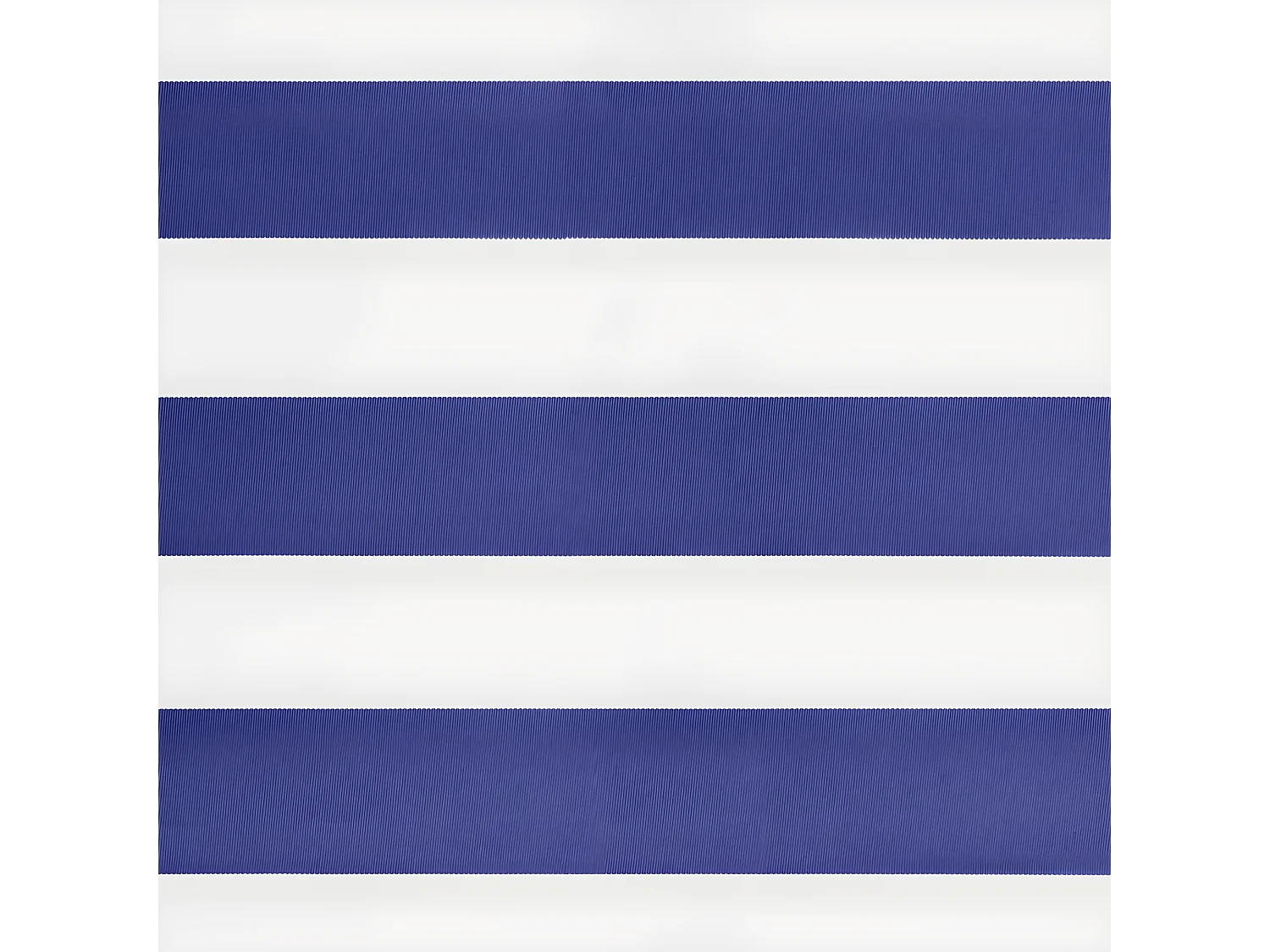 Auvent rétractable automatique bleu et blanc 5x3