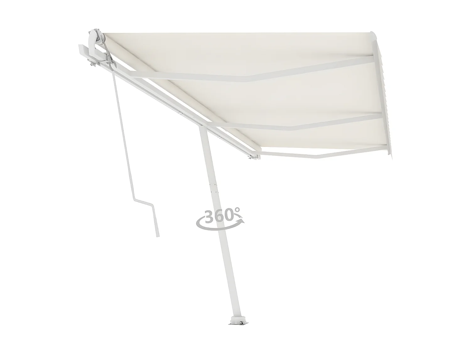 Toldo autoportante 600x300 Crema