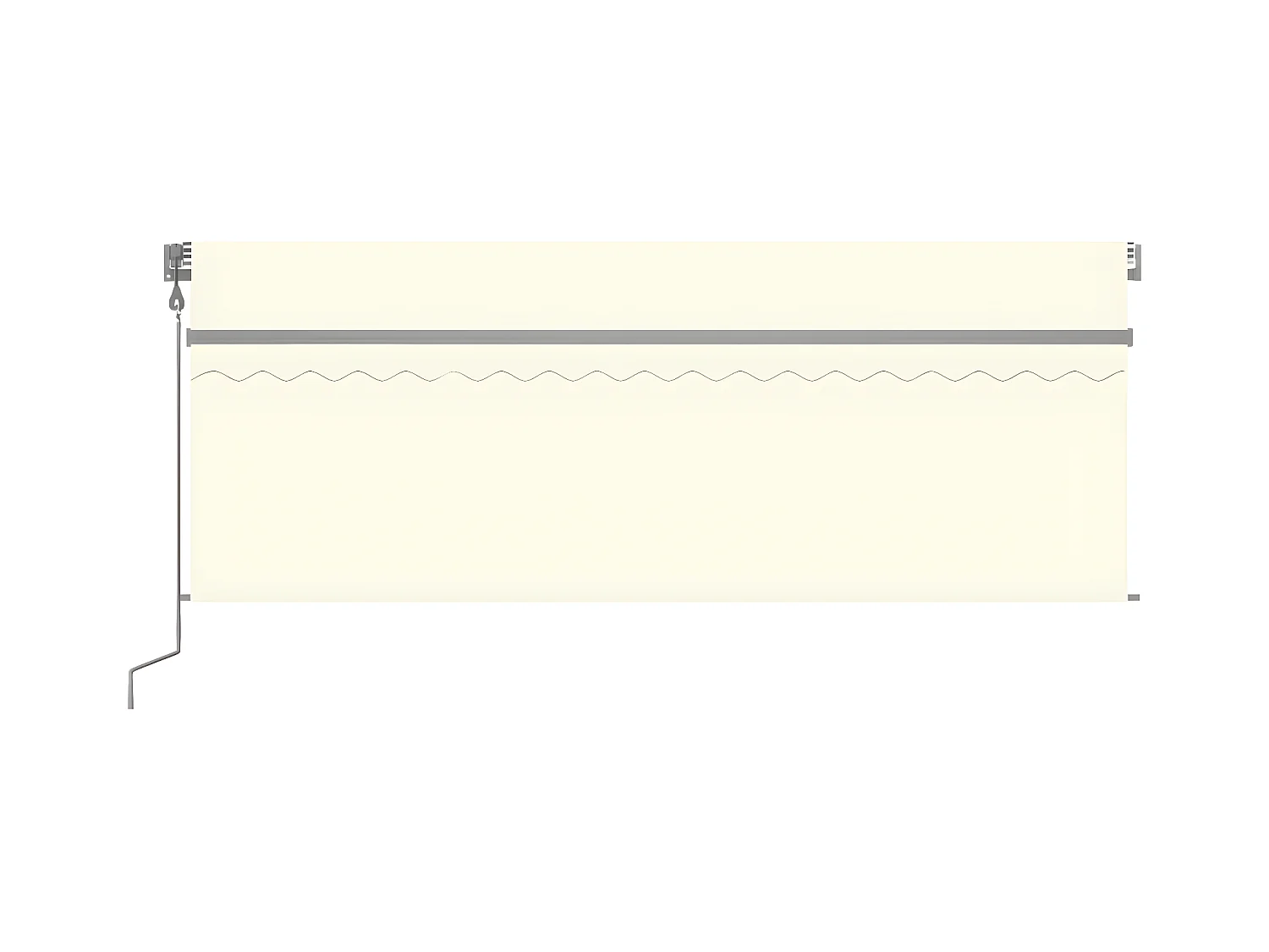 Automatischer Markisen- und Jalousie-Windsensor und LED 4x3 Creme