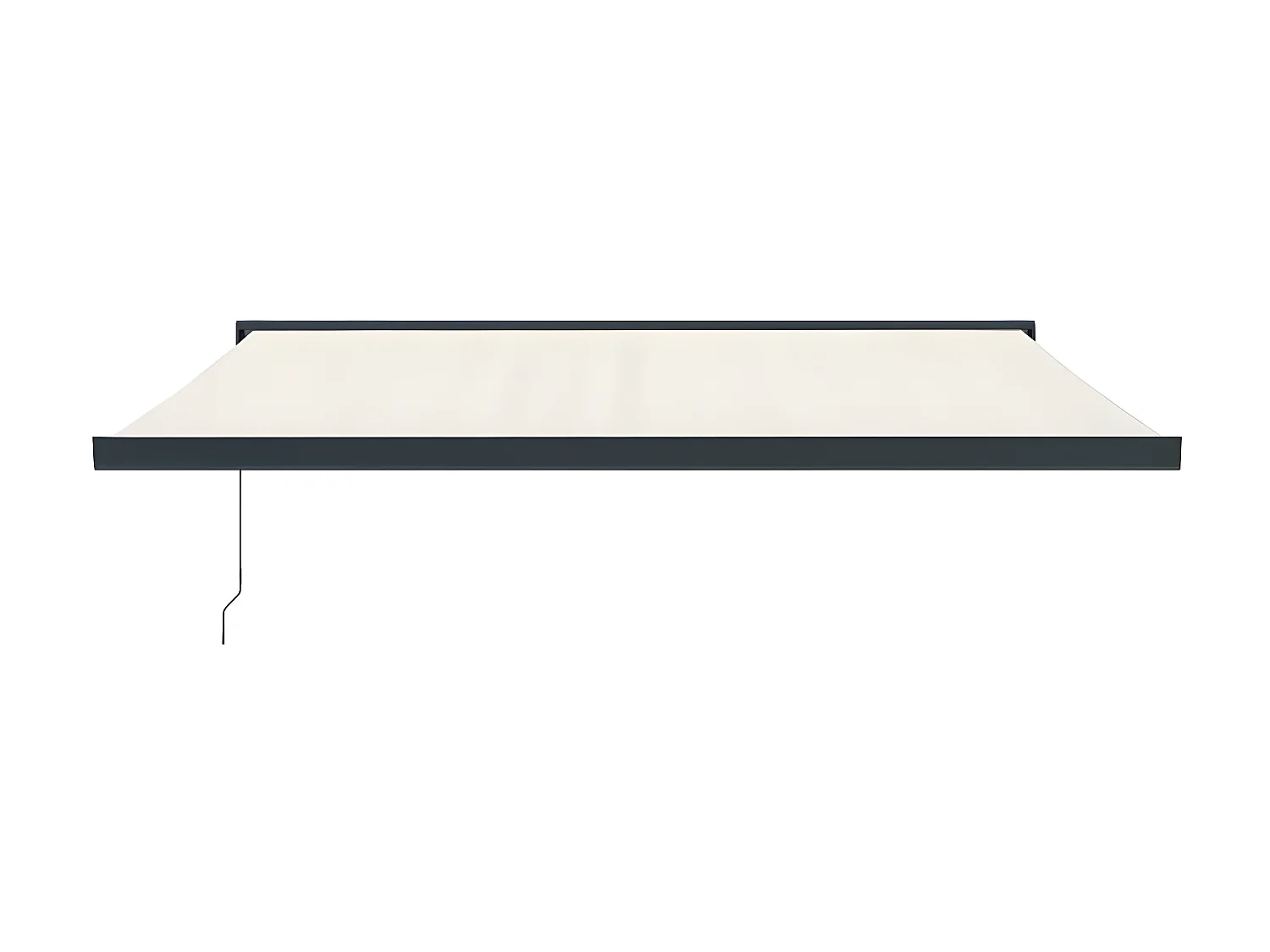 Tenda retrattile crema 4,5x3 tessuto e alluminio