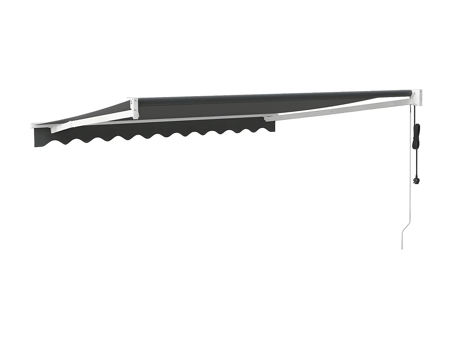 Toldo retráctil automático antracita 3x2,5