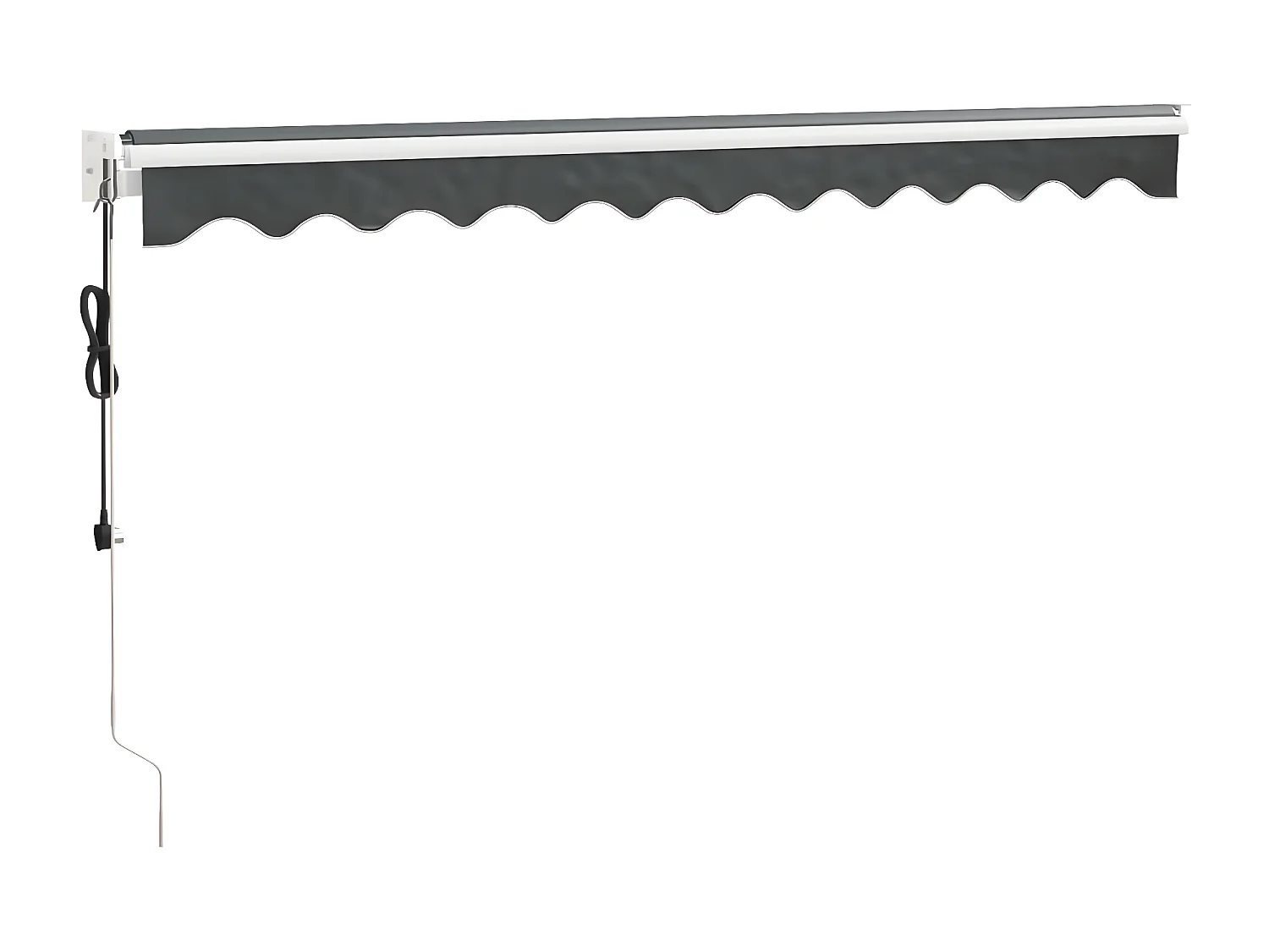 Toldo retráctil automático antracita 3x2,5