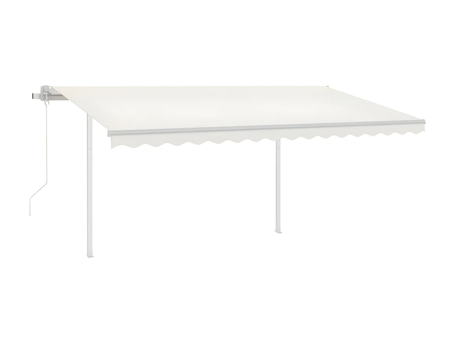 Automatischer Markisen-Windsensor LED 4,5x3,5 Creme