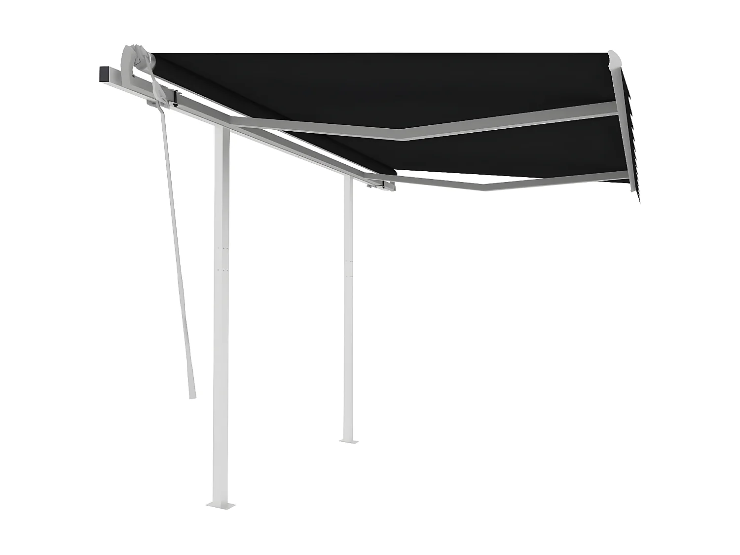 Tenda retrattile con montanti 3x2,5 Antracite