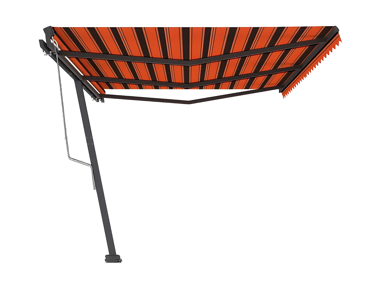 Toldo automático de pie 600x300 Naranja/marrón