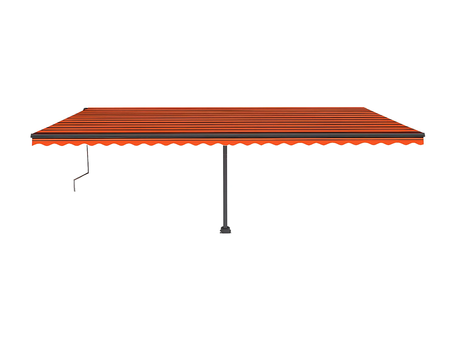 Tenda automatica a piedi 600x300 Arancione/marrone